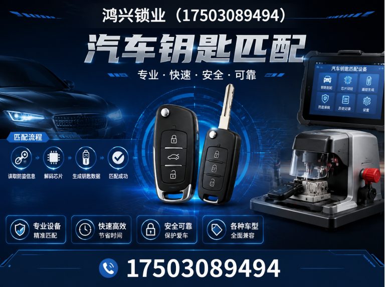 龙华区汽车钥匙匹配展示图